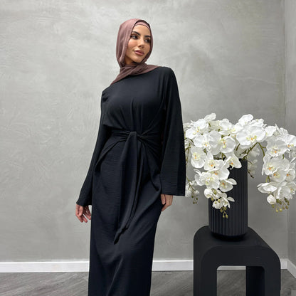 Women's Lace-up Elegant Abaya Dress