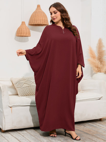 Women's Loose Comfortable Bat Sleeve Dress