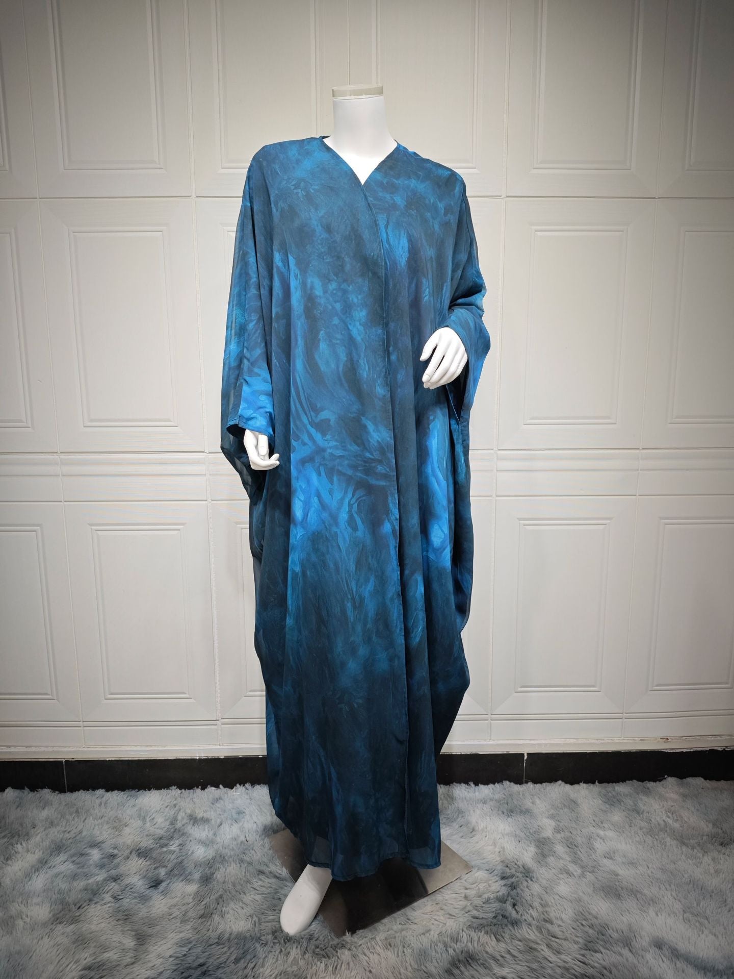 Festive Eid Open Front Abaya