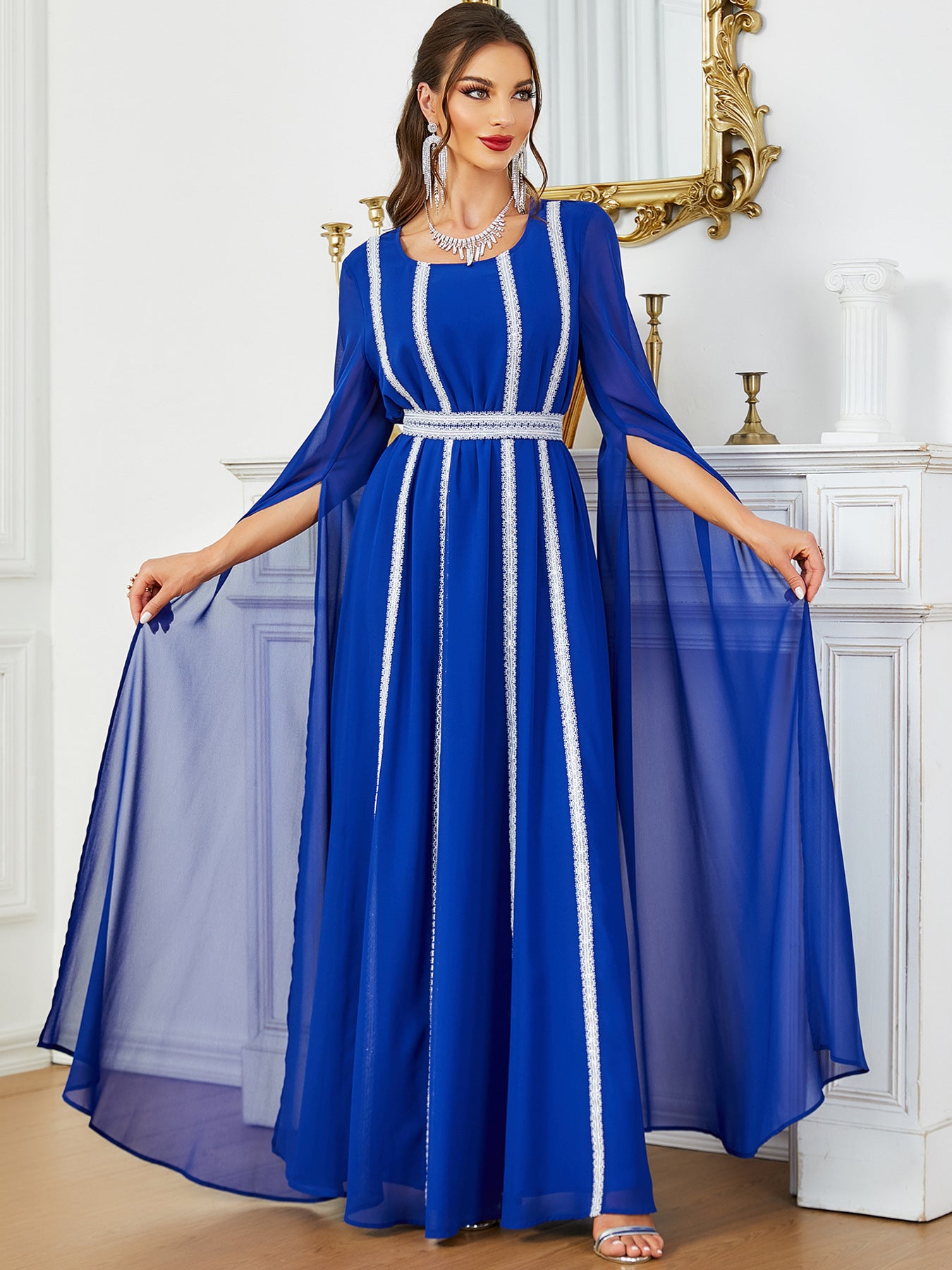 Women's Long Sleeve Muslim Evening Dress