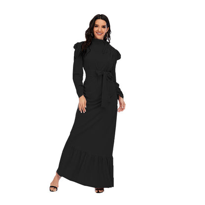 Women's Pleated Stylish Irregular Hem Dress