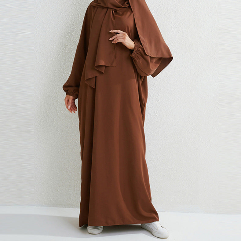 Women's Loose Oversized Plain Hooded Robe