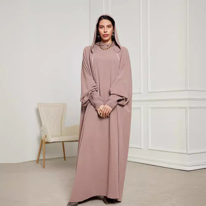 Elegant Hooded Abaya for Parties