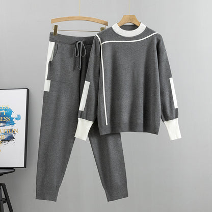 Women's Casual Knitted Two-piece Sets