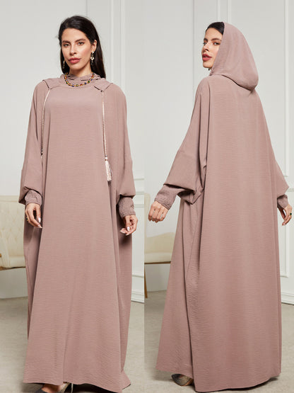 Elegant Hooded Abaya for Parties