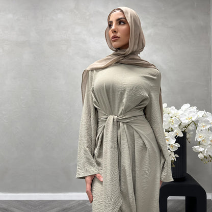 Women's Lace-up Elegant Abaya Dress