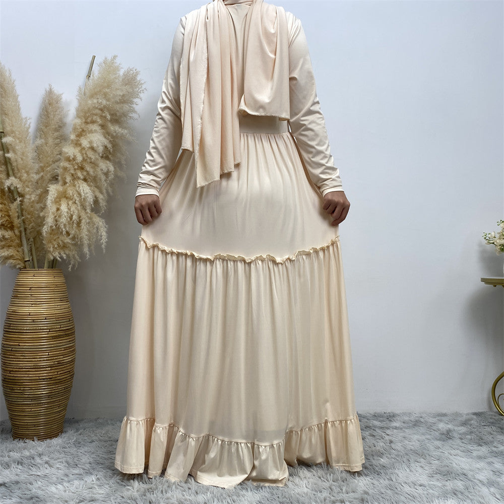 Women's Robe Dress with Headscarf