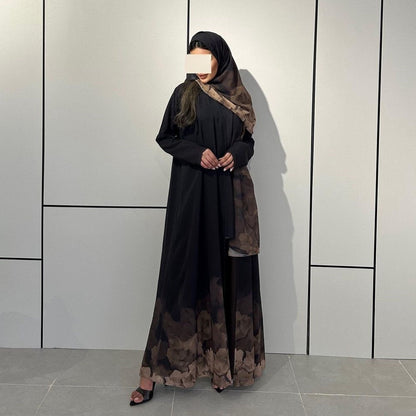 Women's Headscarf and Robes Two-piece Set