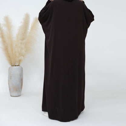 Women's Hooded Solid Color Dress