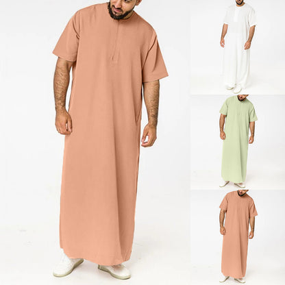 Chemise à fermeture éclair pour hommes