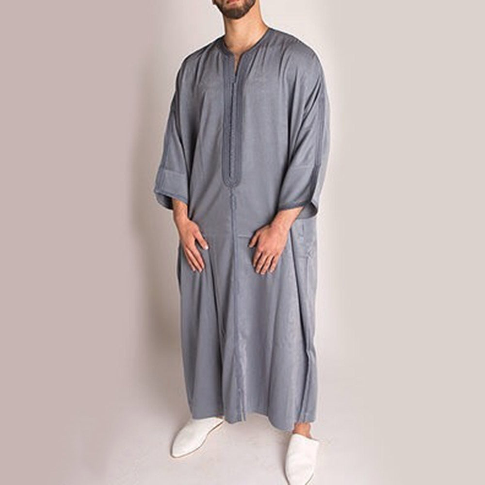 Robe longue de style ethnique pour hommes