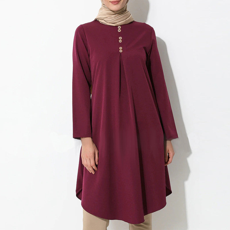 Women's Plain Long sleeves Dress