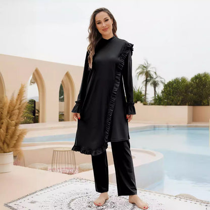 Surf and Dive Swimsuit Burkini 3-Piece Sets