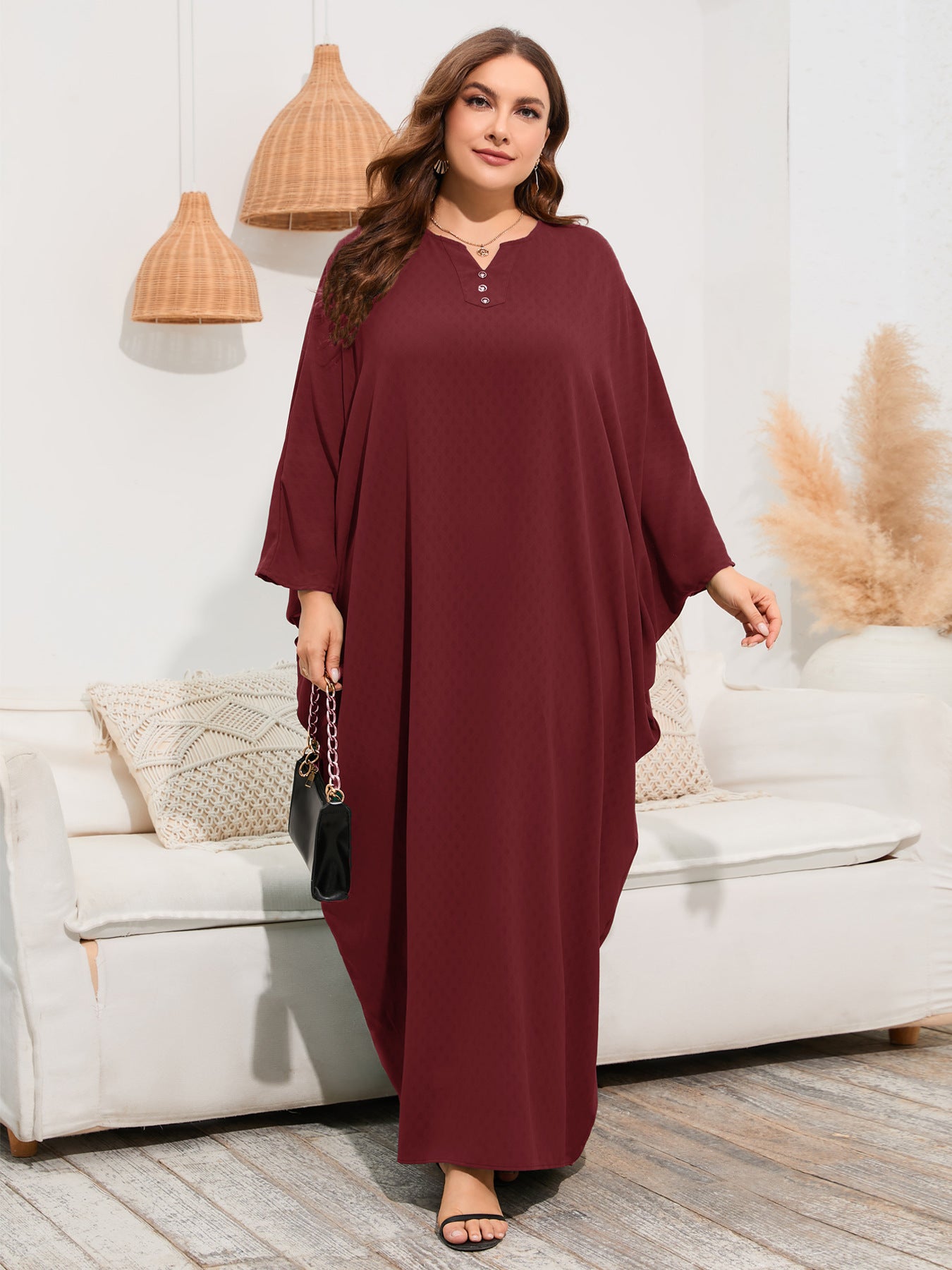 Women's Loose Comfortable Bat Sleeve Dress