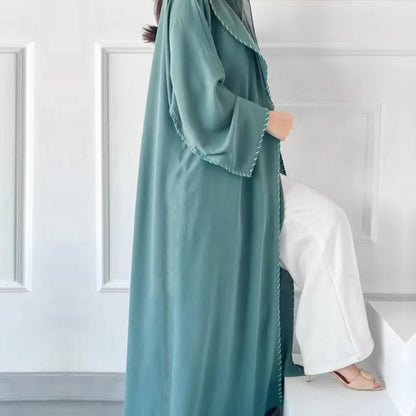 Women's Elegant Robe Hijab Two Piece Set