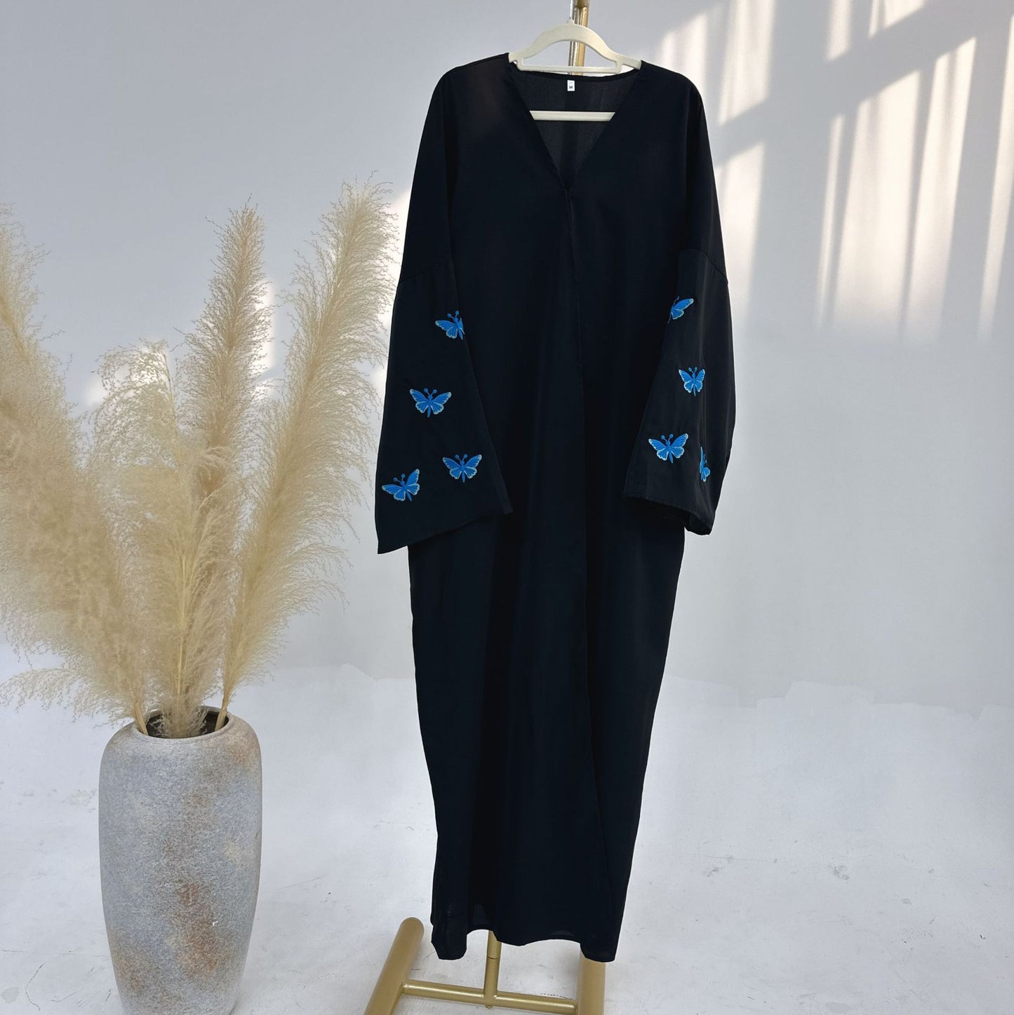 Butterfly Embroidered Elegant Robe