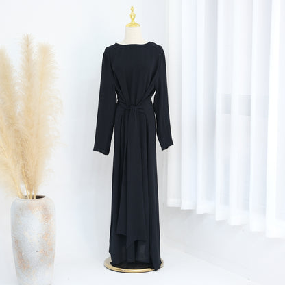 Women's Lace-up Elegant Abaya Dress