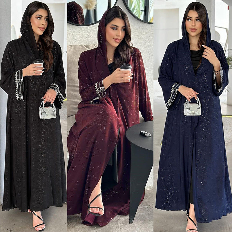 Women's Arabian Embroidered Modest Robe