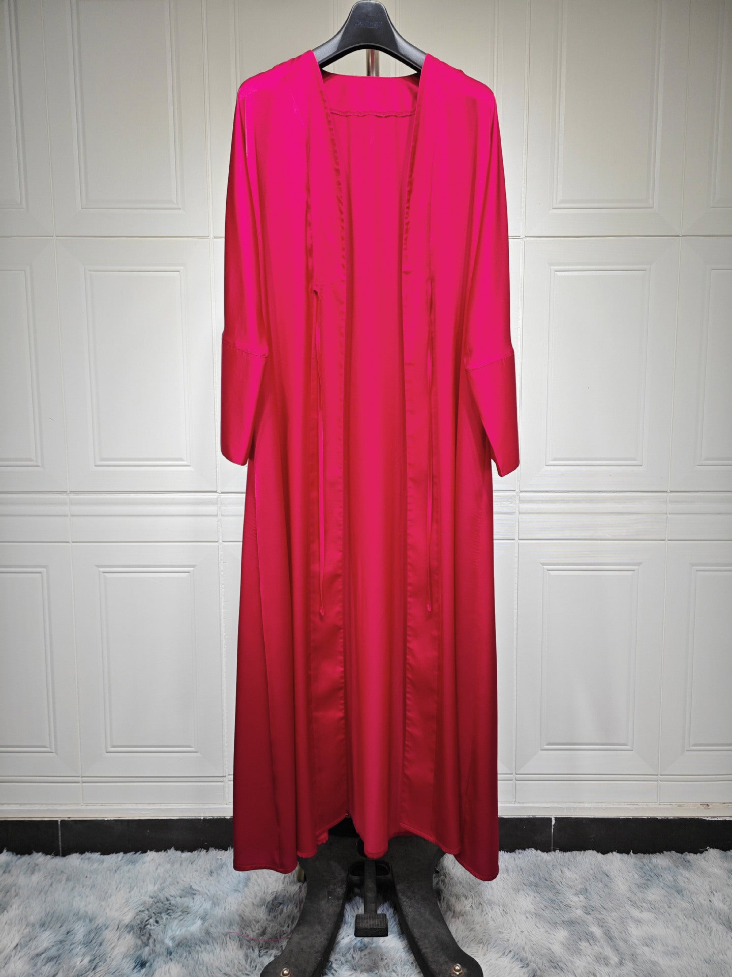 Fashionable Satin Soft Robe Dress