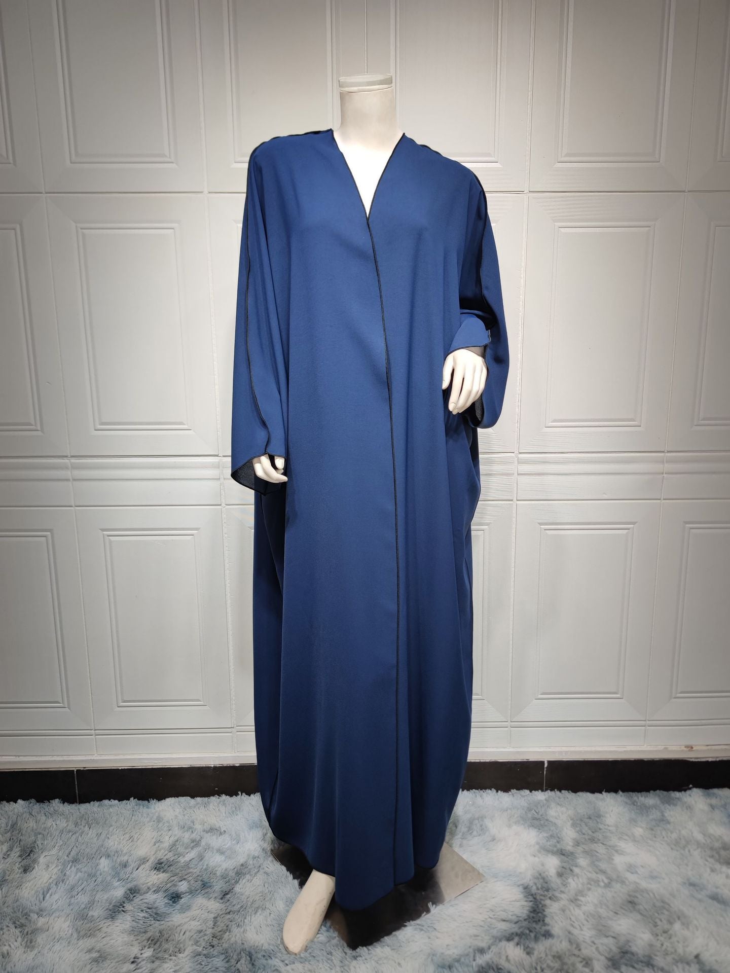 Robe Pacthwork pour femmes, Abaya ouverte