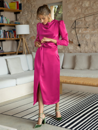 Women's Long Sleeve Evening Dresses Bridesmaid Dress