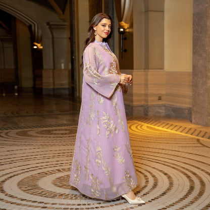Women's Abaya Fashion Bead Dress