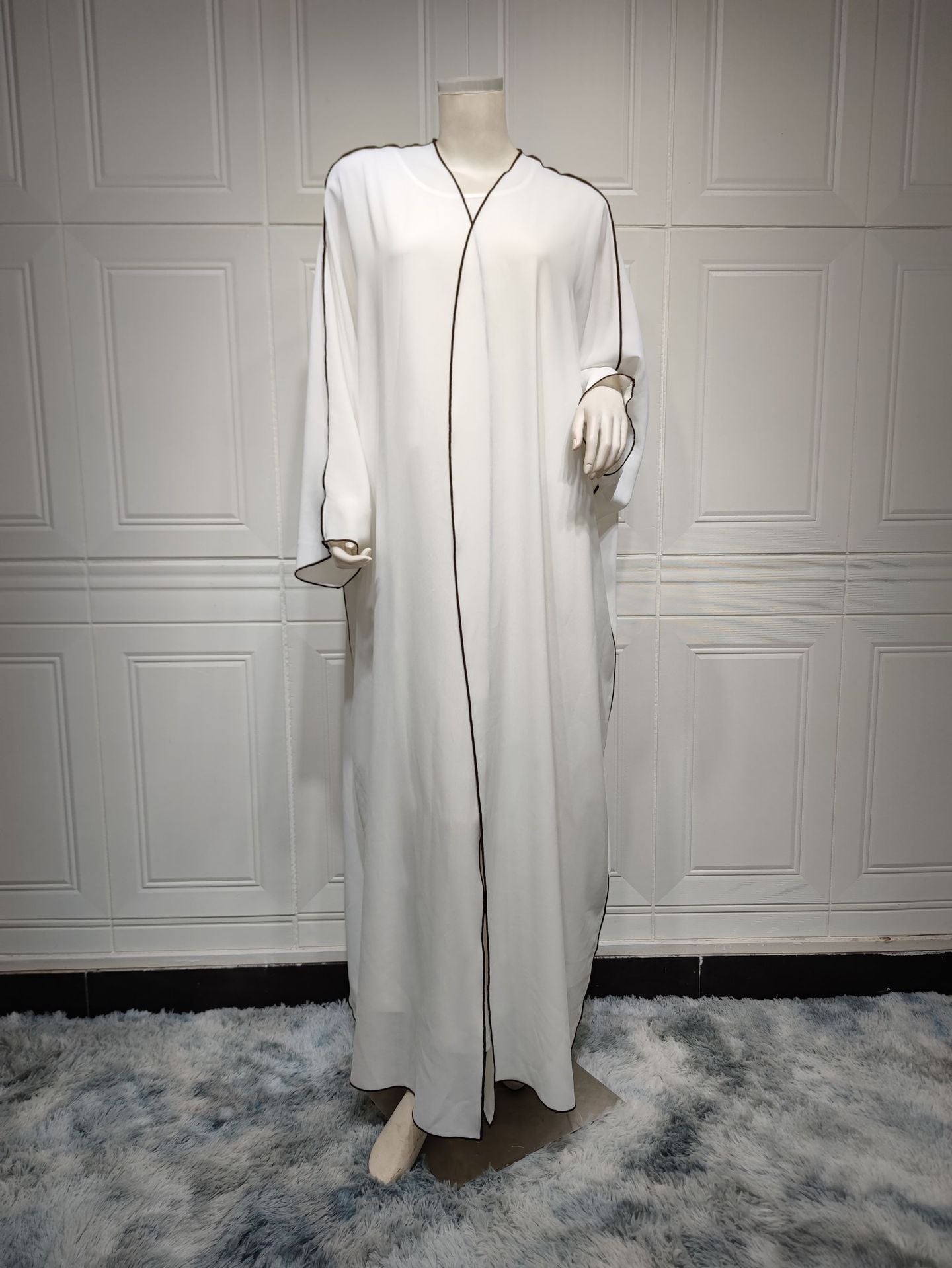 Women's Pacthwork Robe Open Abaya