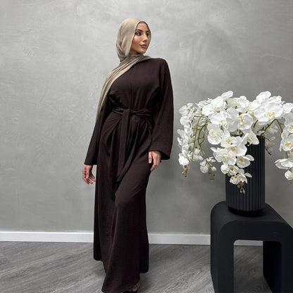 Women's Lace-up Elegant Abaya Dress