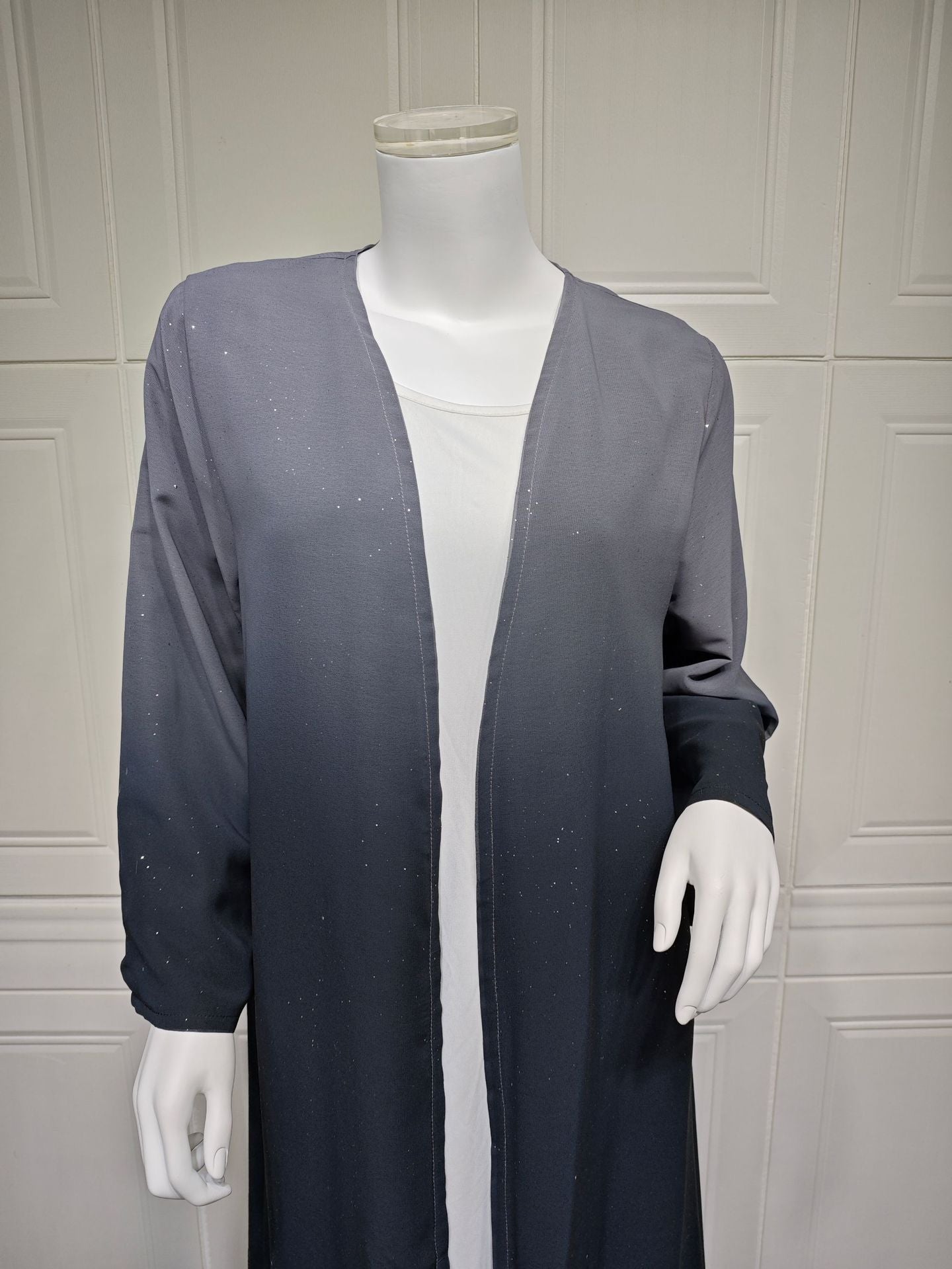 Women's Gradient Cardigan Robe Dress