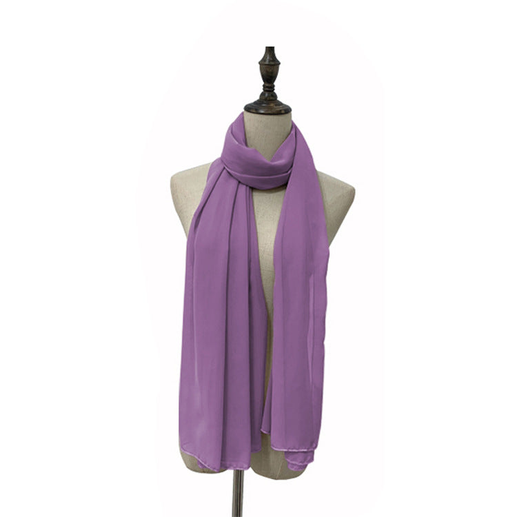 Nouveau Foulard Uni Femme