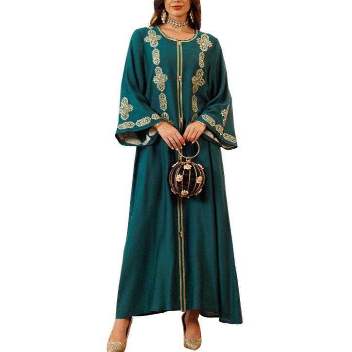 Women's Casual Embroidered Dress