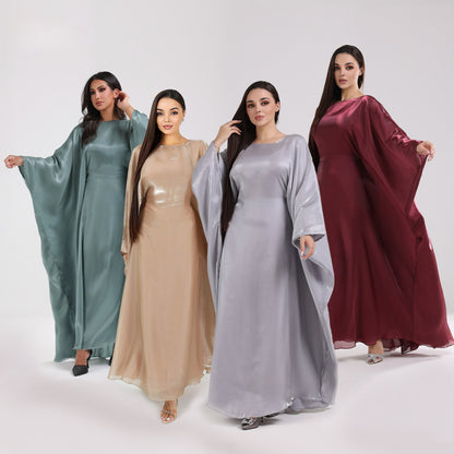 Women's Round Neck Islamic Maxi Dress