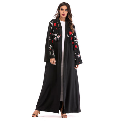 Mesh Loose Belted Lace Robe