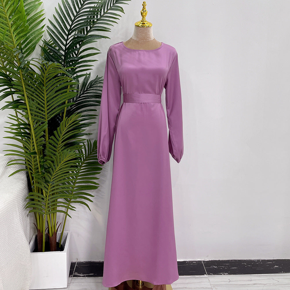 Muslim Plain Abaya Dress For Women