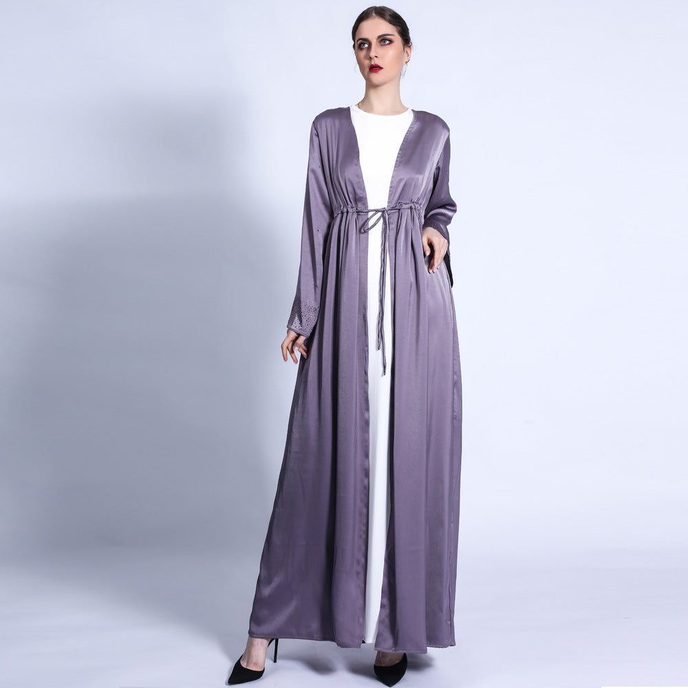 Plain Drawstring Robe