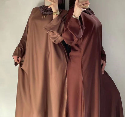 Plain Plus Size Abaya Dress