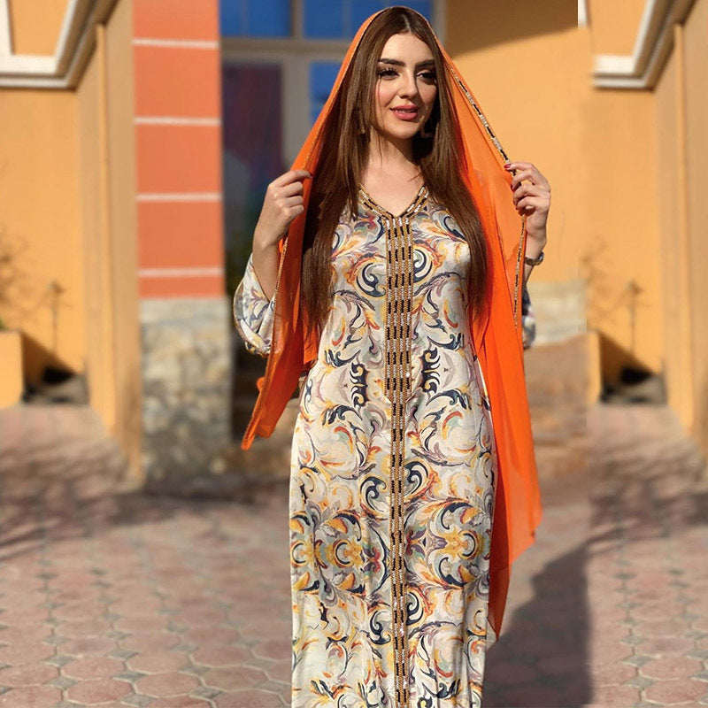 Arabic on sale jalabiya dress