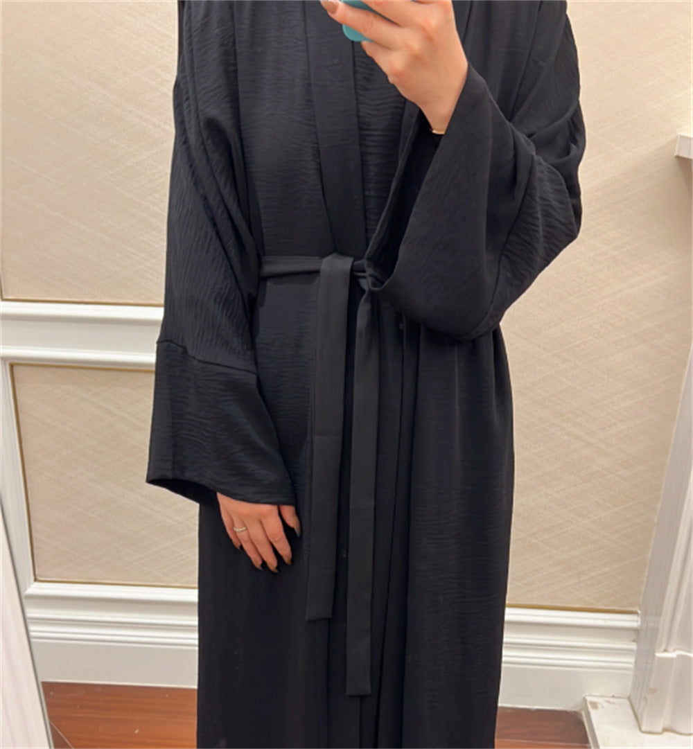 Women's Two Piece Plain Abaya