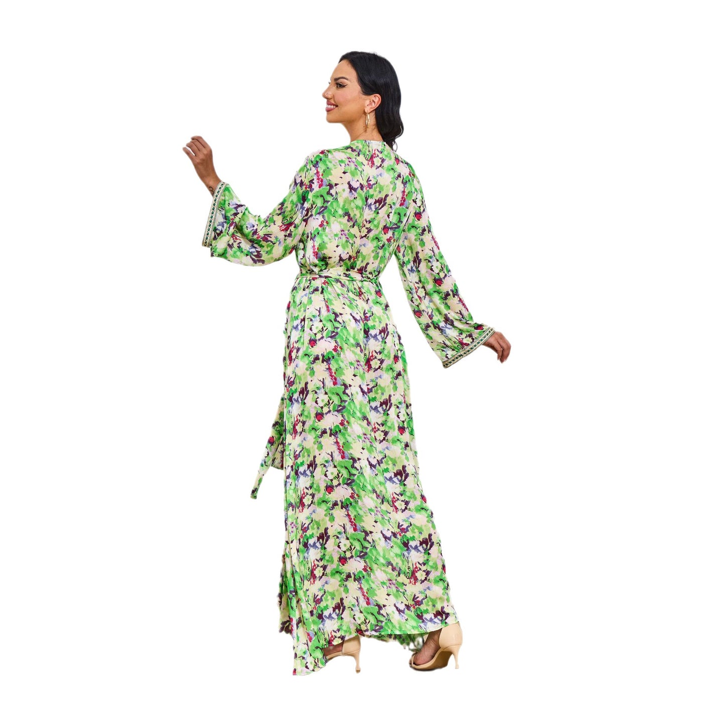 Women's Print Comfort Jalabiya Dress