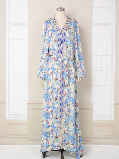 Women's Print Comfort Jalabiya Dress