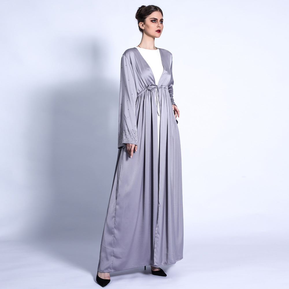 Plain Drawstring Robe