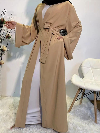 Plain Lace Up Robe